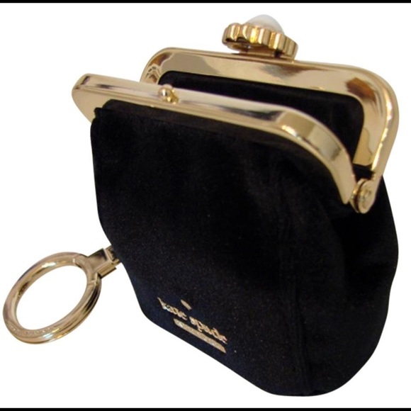 NWT Kate Spade velvet kiss lock change purse - Picture 4 of 6